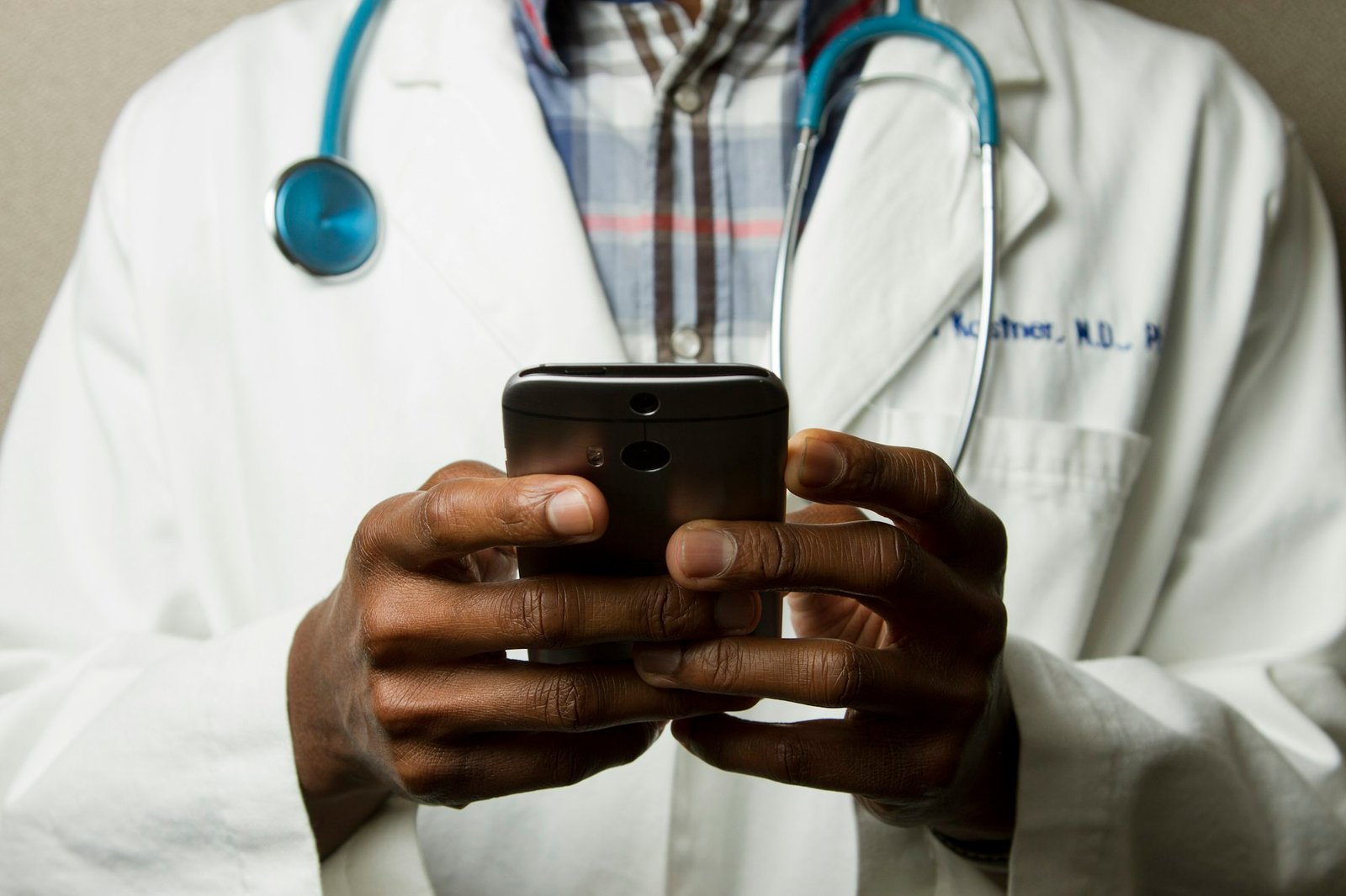 Doctor Reviewing Data